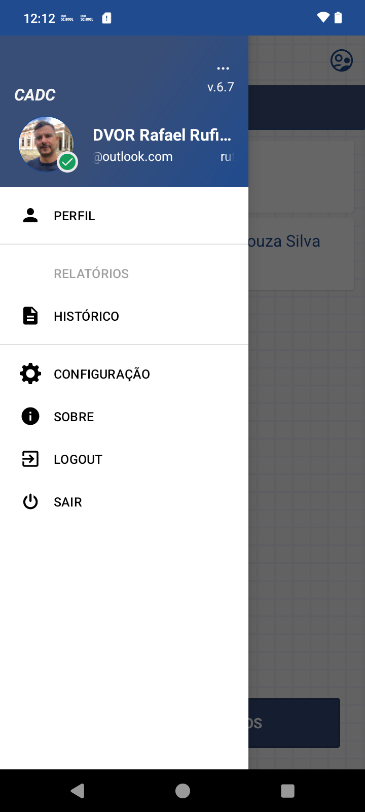 DVOSchool menu